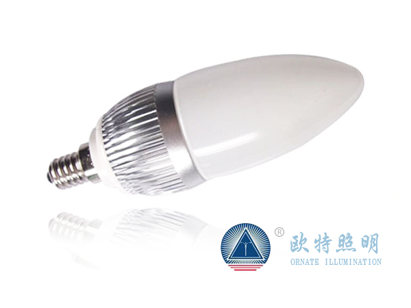 供应大功率LED蜡烛灯 3W、室内照明 灯具
